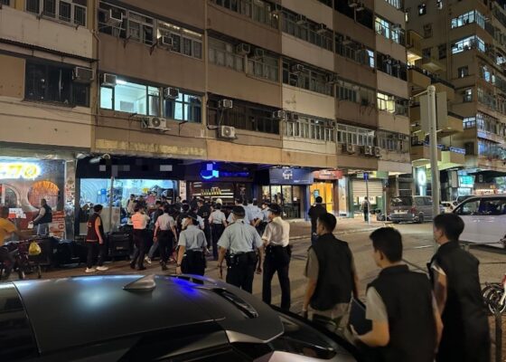 巡查旺角娛樂場所，成功拘捕1名通緝犯！